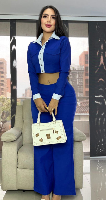 CONJUNTO PANTALÓN Y CHAQUETA
