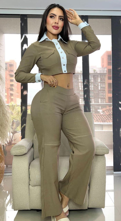 CONJUNTO PANTALÓN Y CHAQUETA